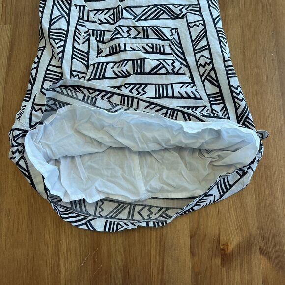 GENUINE KIDS OshKosh Toddler Dress 3T Black/White Tribal Print Cotton - Picture 9 of 12